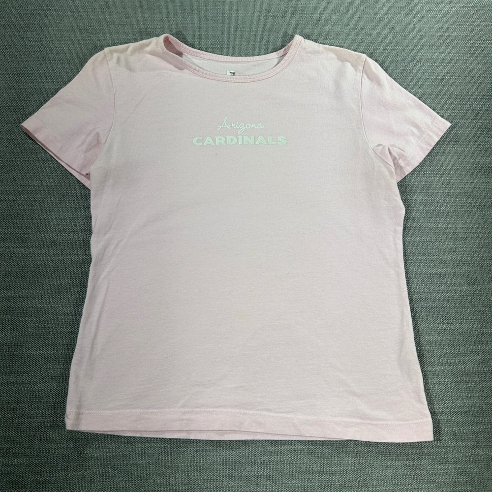 Team Apparel‎ Arizona Cardinals T-Shirt Womens Medium Pink Good NFL Graphic Tee